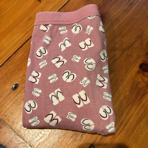 TEA COLLECTION 7 Japan Pink Japanese Geta Zori Flip Flop Pajama Bottoms - Picture 3 of 7